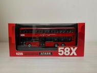 （半退坑清貨）KMB 1/76 MAN A95 58X+260X 巴士模型
