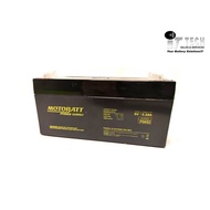 MB Back Up Battery 6V 3.2AH Rechargeable Sealed Lead Acid VRLA Battery