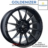 (1pc) GAIA 20" sport rim kereta 4x4 navara 6H114.3