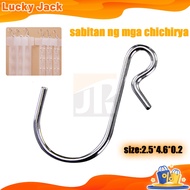 1pc Stainless Steel Sabitan Ng Paninda ,For Supermarket Hanging Strip Iron Hook Up