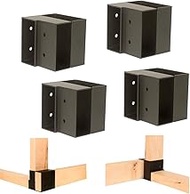 Workbench Brackets Kit,3-Way Right Angle Corner Braces for DIY Workbenches - Heavy-Heavy Duty Workbe