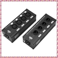 [W Y D H] 2PCS 4-Channel 3-Pin XLR Audio and  over Network Cable Extender DMX512 Network Signal Exte