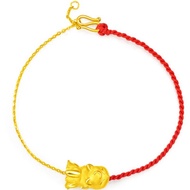 CHOW TAI FOOK [Singapore-Malaysia Exclusive] CHOW TAI FOOK 999 Pure Gold Bracelet-Little Moon Fox R2