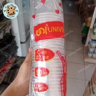 1 slop of 22oz Flat Plastic Cups 9gr Universal contains 50pcs 22oz cups