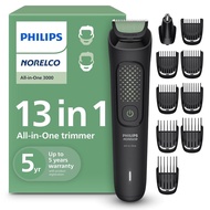 Philips Norelco All-in-One 3000 Series 13 in 1 Trimmer, Beard Styler & Men's Hair Clipper, 9 Length 