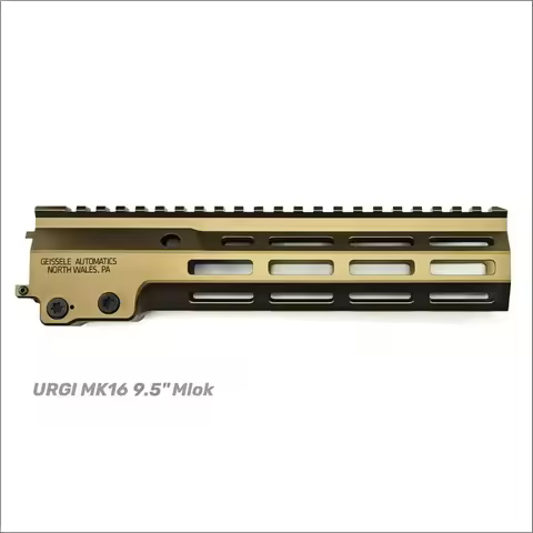 &URGI MK16 M-LOK Handguard 9.5" 10.5" 13.5" Inch Aluminum Free Float Handguard For AR15 M4 Airsoft A