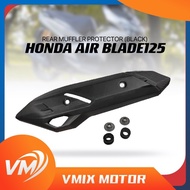 HONDA AIR BLADE-125 REAR EXHAUST MUFFLER PROTECTOR COVER (BLACK) AIRBLADE125 AIRBLADE 125 AIR BLADE 