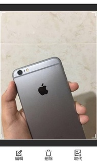 外觀9成新 IPhone6 plus 太空灰 5.5吋大螢幕 16G 附手機殼