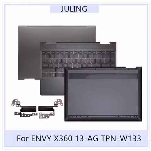 For HP ENVY X360 13-AG TPN-W133 Laptop LCD Back Cover Top Case/Used US Palmrest/Housing Cover Bottom