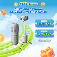Quạt ngoài trời đa năng 3 in 1 13500mAh Jisulife Ultra1 | Tích hợp đèn pin và sạc qua USB-A/USB-C |