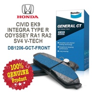 Original Bendix DB1206GCT Front Brake Pad - Honda Civic EK9/ SV4 V-Tech