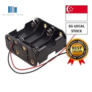 [SG FREE 🚚]8pcs Aa Cells Battery (12v) Clip Holder Box Case Black