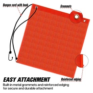 【SR6】-Safety Flag for Trucks Vinyl Coated Mesh Warning Flag 18x18inch Flag with Reinforced, Grommets
