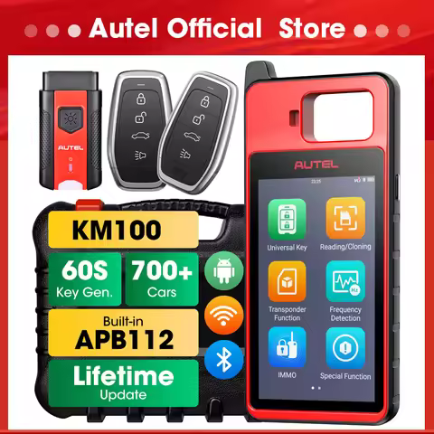 Autel KM100 Key Programmer V200 Universal Key Generator Free Update Lifetime PK IM508 IM608 IMMO KM1