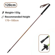 MAP BROTHER M3031 อลูมิเนียมน้ำหนักเบา Trekking Pole สี่ส่วนพับ Quick Lock Hiking Pole Cross-Country