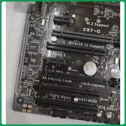 Used For ASUS Z97-C all solid state main board LGA1150 DDR3 four slots, luxury large board M.2 integ