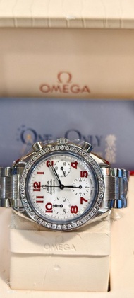Omega Speedmaster 鑽石錶圈 自動計時腕錶
