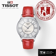 Tissot T099.207.16.118.00 Ladies' Chemin Des Tourelles Powermatic 80 Leather Watch