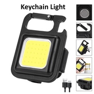 Strong Light Mini Keychain Led Work Light High Brightness Portable Rechargeable small light 3 mode f