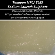 [1kg Texapon N70/SLES] Sodium Laureth Sulfate-Sulphate/telah dites dlm makmal kami/bahan asas pembui
