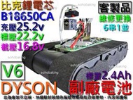 鋰電池 Dyson V6 副廠2.4Ah 維修更換無線吸塵器電池 DC62 DC74 DC58 DC59 DC61 戴森