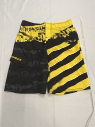Quiksilver kids 黑黃色沙灘褲 泳褲 size m(6)