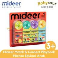 Mideer Match and Connect Playbook Mainan Edukasi Early Education Toys Anak Laki Laki Perempuan 3 Tah