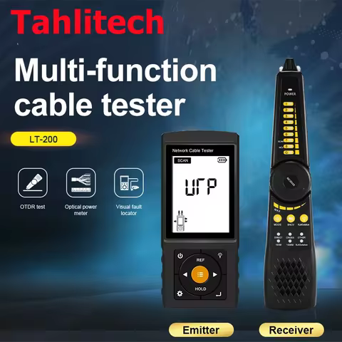 Multi-function Cable Tester Network Cable Tester OPM / VFL/ Cable tracer/RJ45 cable TDR test PoE det