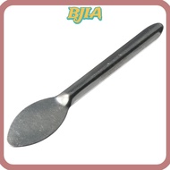 ✿BJA✿ 10pcs Medicine Spoon, Stainless Steel Silver Powder Spoon, Lab Scoop Micro Small 7cm Sampling 