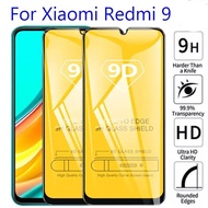 TEMPERED GLASS REDMI 9 FULL GLUE 9D