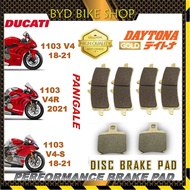 DUCATI DISC BRAKE PADS PANIGALE 1103 V4 PANIGALE 1103 V4 R PANIGALE 1103 V4 S GOLD QUALITY