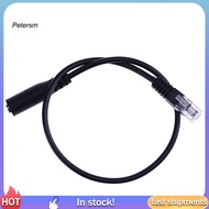 PP   30cm 35mm Smartphone Headset to 4P4C RJ9 Telephone Converter Adapter Cable