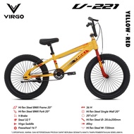 Sepeda BMX Anak 20 Virgo 221 Ban 2.40 Yellow Red