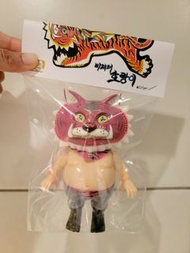 Kaiju One Gold BJJ Tiger Mask Pink sofubi