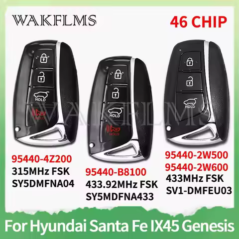SY5DMFNA04 SY5DMFNA433 For Hyundai SantaFe Santa Fe 2013-2018 Smart Remote Key 46 CHIP 95440-B8100 2
