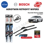 Bosch Aerotwin Retrofit U Hook Wiper Set for Hyundai Elantra (CN7)(Year 2020+) (24"/18")