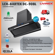 IZCOLA LIVINOX New Model LCH-BARTEK DC-90BL/Suction power: 2580/BLDC motor/ I-sync function/Auto Cle
