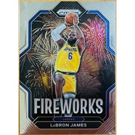 Lebron James Teka Fire Works 2022-23 Panini Prizm 10 Lakers