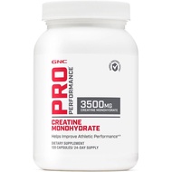 Suplemen GNC Pro Performance Creatine Monohydrate 3.5g, Meningkatkan Binaan Otot, Daya Tahan dan Pre