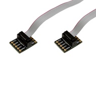 2pcs JTAG Breakout Board Adapter Converter SWD Breakout Jtag Debug Board with 2 Row 1.27mm Pitch 10p