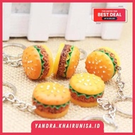 GANTUNGAN BURGER MINI BAG KEYCHAIN BAG