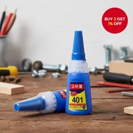 401  401 Gam Kuku Segera untuk Kuku Palsu, Cepat Kering, Tahan Lama