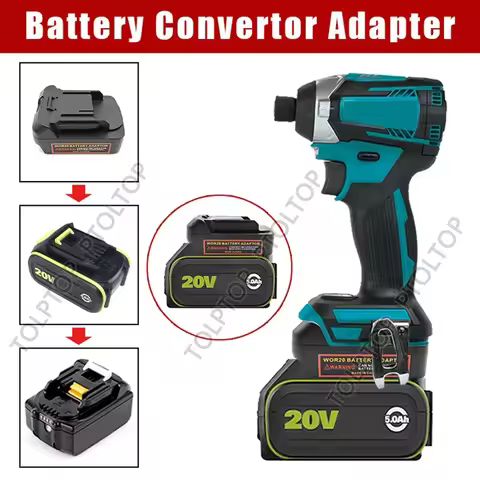 NEW Replacement Battery Adapter Converter for Worx 20V 5Pin Battery WA3593 WA3595 Converted To for M
