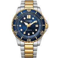 Citizen Mechanical Automatic Blue Dial With Two-Tone Stainless Steel Strap Men Watch NJ0174-82L