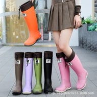 High Tube Beam Mouth Couple Rain Boots Support Label Beam Mouth Beam Mouth Rain Boots Desert Sandpro