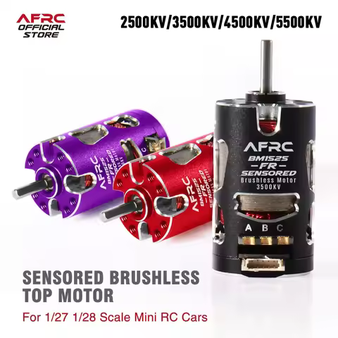 AFRC BM1525 FR Sensored Brushless Motor 2500KV 3500KV 4500KV 5500KV For 1/24 1/28 Scale Racing XRX G