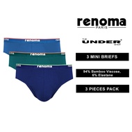 RENOMA 3pcs Men Mini Brief Bamboo Viscose Elastane Underwear (REM8263) BEST BUY