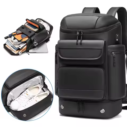 Large Capacity 50L Men Travel Backpack outdoors trekking waterproof Backpack 16 Inch Business Laptop