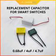 Replacement Capacitor for WiFi Zigbee Smart Switches 0.68uF / 2.2uF / 4.0uF