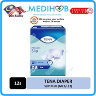 TENA SLIP PLUS Adult Diapers Lampin Dewasa TAPE (M 24pcs / L 24pcs)